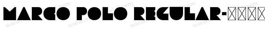 Marco Polo Regular字体转换